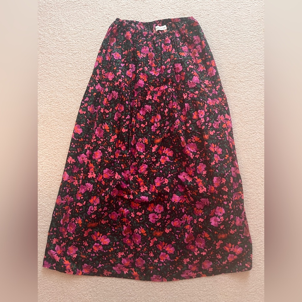 A Bronze Age Floral Field Skirt with pockets